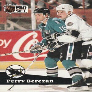 Perry Berezan - 1991 Pro Set Hockey Card